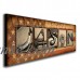 Personalized Firearm Guns Name Canvas Wall Art, Live Previews, Choose Each Photo, Multiple Options   566406838